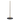 Dimond Black LED Table Lamp with On/Off Switch Round Metal Base